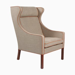 Wingback Chair attributed to Børge Mogensen for Fredericia