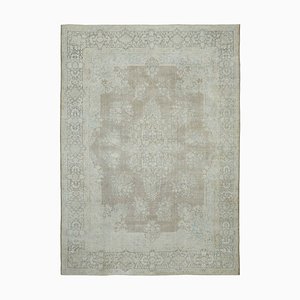 Alfombra vintage grande en beige