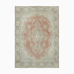 Large Vintage Area Rug in Cotton