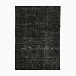 Grand Tapis Vintage Noir