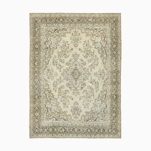 Tapis Beige Vintage en Coton