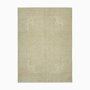 Large Vintage Beige Area Rug