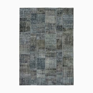 Tapis Anatolien Vintage Gris en Coton