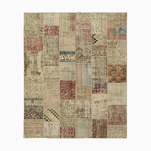 Anatolischer Vintage Teppich in Beige