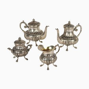 Antique Silver Coffee Servive, Set of 4