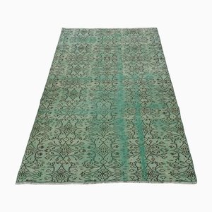 Tapis de Couloir Oushak Folk Art Vintage en Laine, Turquie