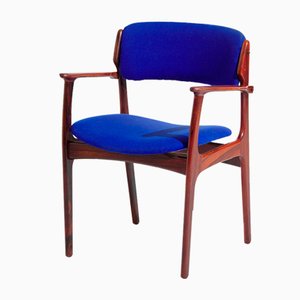 Model 49 Rosewood Armchair by Erik Buch for O. D. Møbler, 1960s