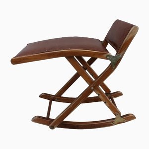 Small Rocking Chair or Folding Footstool, 1970s
