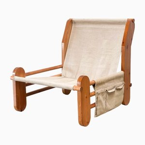 Fauteuil Sculptural en Chêne