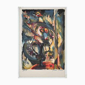 Jean Joyet, Composición abstracta, Litografía, años 50