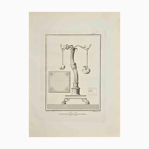 Giacomo Casanova, antico affresco romano, acquaforte, XVIII secolo