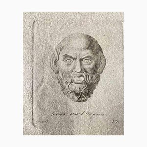 Various Artists, Roman Head, Etching, Mid-18th Century