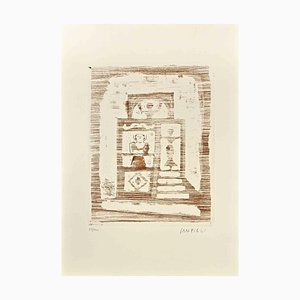 After Massimo Campigli, The House of Women, Etching, 1970s