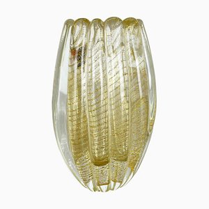 Murano Glass Vase by Barrovier & Toso, Italy, 1970s