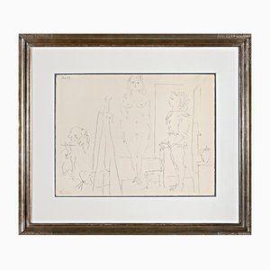 Pablo Picasso, Les Deux Modéles, 1954, Original Signed & Limited Lithograph