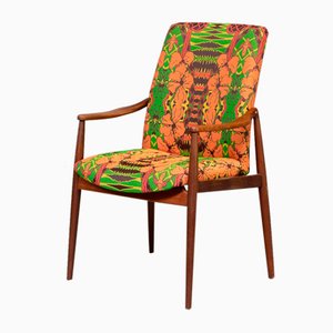 Christie Van Der Haak Fabric Upholstery Armchair by Hartmut Lohmeyer for Wilkhahn, 1960s