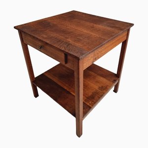 Oak Side Table, 1930s