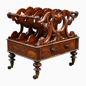 Victorian Rosewood Canterbury Stand, 1860s