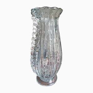 Vaso Art Déco in vetro di Murano attribuito a Barovier & Toso, anni '30