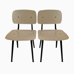 Niederländische niederländische industrielle Result Stühle von Friso Kramer für Ahrend De Cirkel, 1966, 2er Set