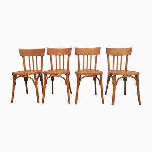 Bistro Chairs, 1960s, Set of 4