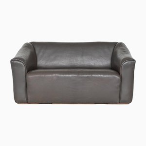Dark Brown Leather Model DS47 2-Seater Sofa from de Sede, Switzerland, 1970