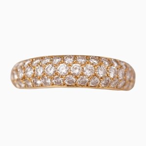 Vintage Etincelle Ring in 750 Gold with Diamonds by Cartier, 1990s