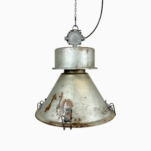 Industrial Polish Factory Pendant Lamp from Predom Mesko, 1970s