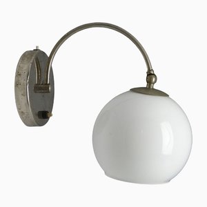 Lámpara de mesita de noche Art Déco, años 50