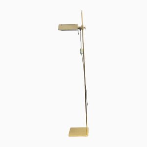 Vintage Floor Lamp in Gold-Plated Metal from Vereinigte Werkstätten, 1970s