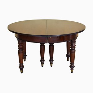 Antique English William IV Dining Table in Mahogany