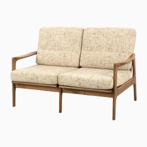 Vintage Two-Seat Sofa in Beige