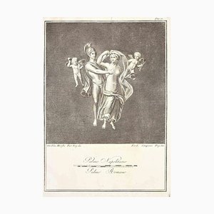 Ferdinando Campana, Antico affresco romano, Acquaforte, XVIII secolo