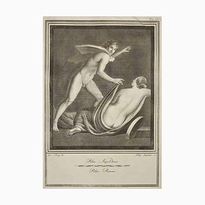Giovanni Elia Morghen, Antico affresco romano, Acquaforte, XVIII secolo