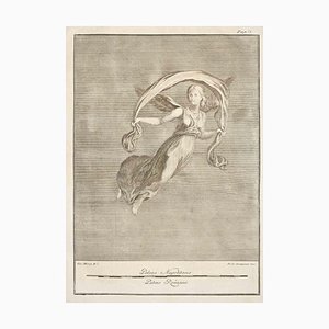 Giovanni Elia Morghen, Antike Römische Fresco Herculaneum, Radierung, 18. Jh
