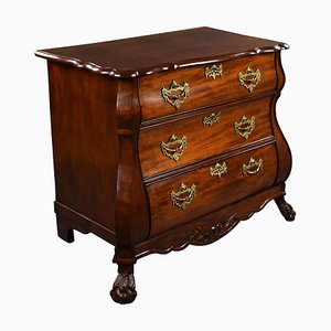 19th Century Dutch Mahogany Commode Chest of Drawers, 1860s