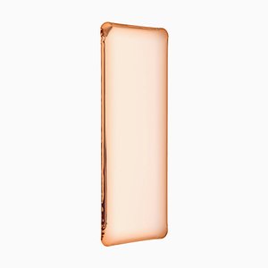 Espejo de pared escultural Tafla Q1 en rosa dorado de Zieta