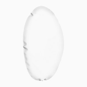 Espejo Tafla O5 en blanco mate de algodón de azúcar de Zieta