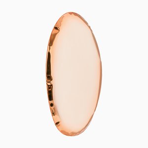 Espejo de pared Tafla O5 en rosa dorado de Zieta