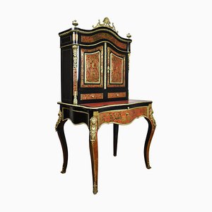 Boulle Bonheur du Jour ebonizado, siglo XIX