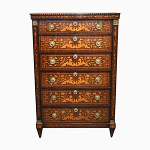 18th Century Dutch Marquetry Chest of Drawers