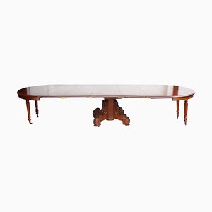 19th Century William IV Mahogany 16-Seat Dining Table