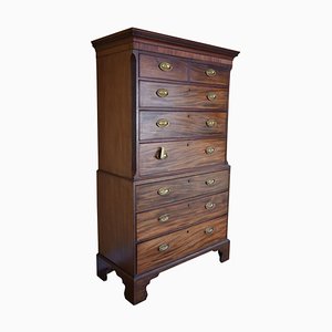 George III Mahogany Chest on Chest