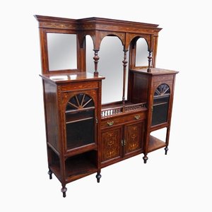 20th Century Edwardian Inlaid Display Cabinet