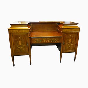 19th Century Victorian Mahogany Inlaid Sideboard