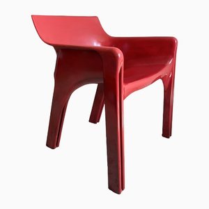 Gaudi Plastic Armchair by Vico Magistretti for Artemide, Italy, 1970s