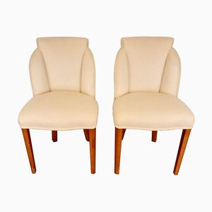 Set of British Art Deco Cloud Back Chairs by Harry & Lou Epstein, 1930