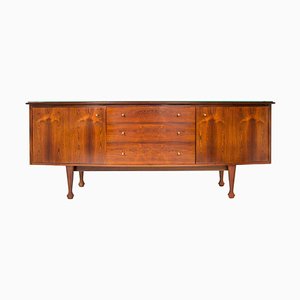Mid-Century British Bow Front Sideboard by Andrew J. Milne, 1950s