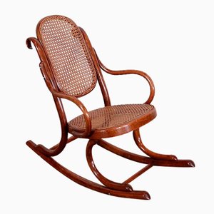 Model 12331 Childrens Rocking Chair in Beech by Michael Thonet for Thonet, 1910s