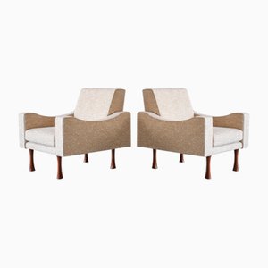 Armchairs by Angelo Mangiarotti, Italy, 1970s, Set of 2
